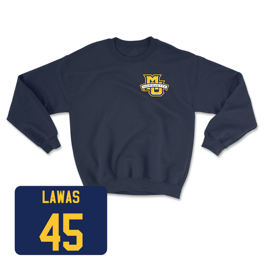 Navy Men's Lacrosse Classic Crew 3 Youth Small / Lucas Lawas | #45