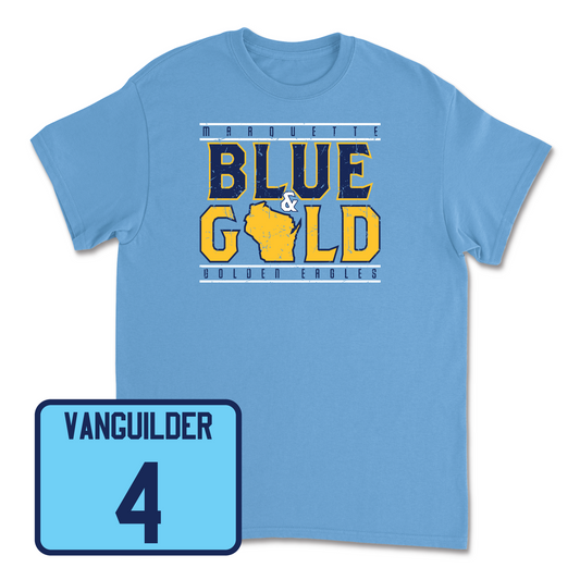 Championship Blue Women's Lacrosse State Tee - Lorelai VanGuilder