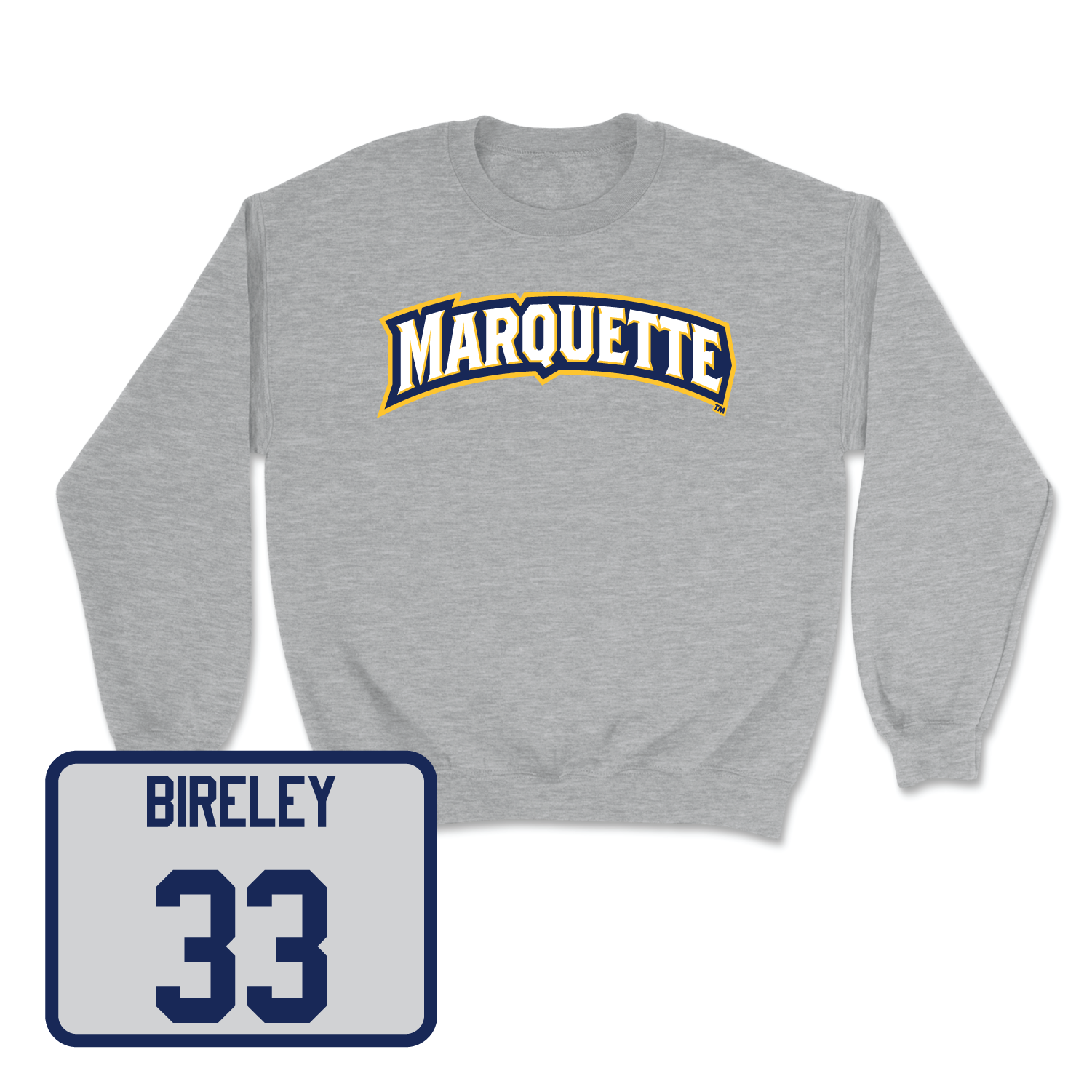 Sport Grey Women's Lacrosse Wordmark Crew 2 Large / Meg Bireley | #33