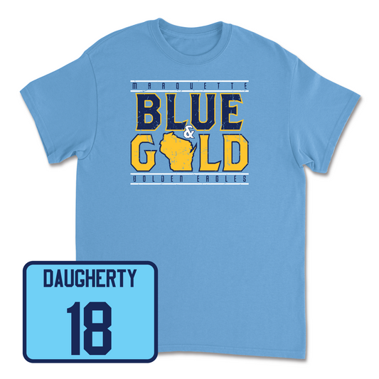 Championship Blue Women's Volleyball State Tee 2 Youth Small / Morgan Daugherty | #18