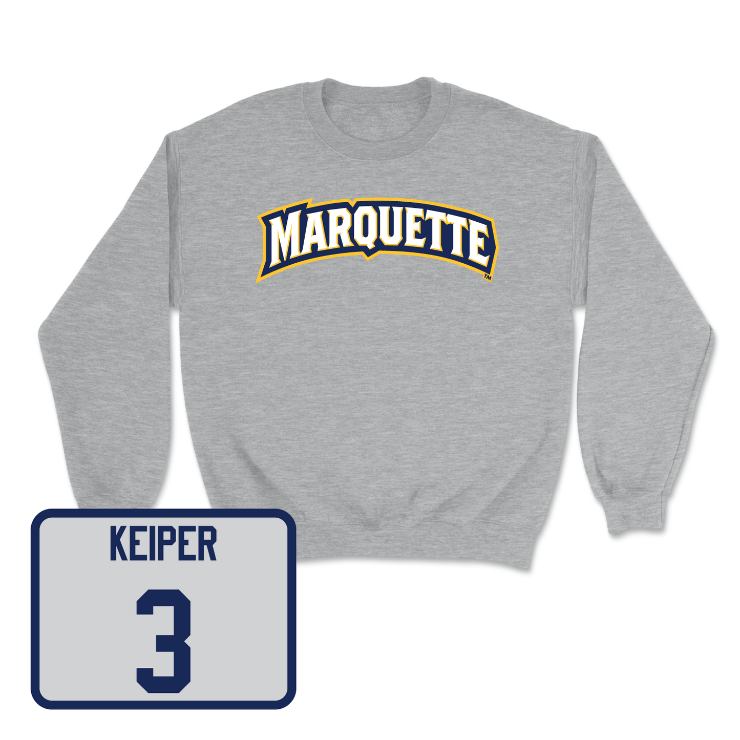 Sport Grey Women's Soccer Wordmark Crew - Molly Keiper