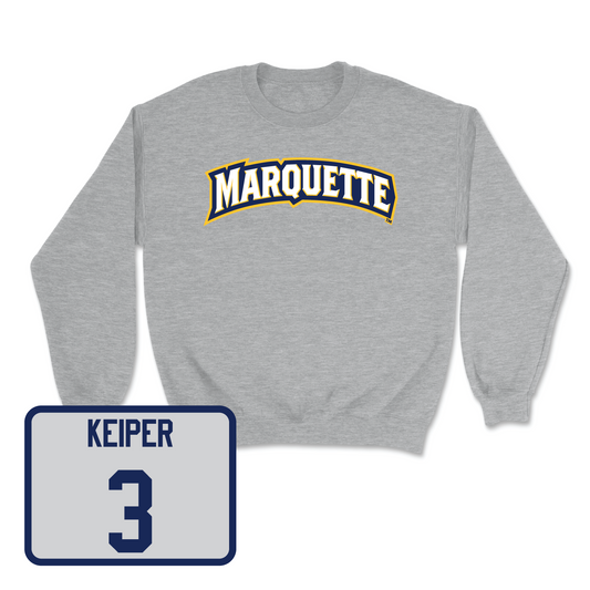 Sport Grey Women's Soccer Wordmark Crew - Molly Keiper