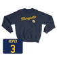 Navy Women's Soccer Script Crew 2 Youth Large / Molly Keiper | #3