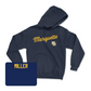 Navy Track & Field Script Hoodie Medium / Madison Miller