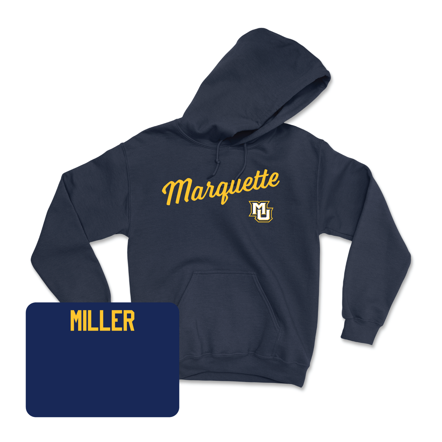 Navy Track & Field Script Hoodie 3X-Large / Madison Miller