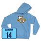 Championship Blue Women's Lacrosse Marquette Hoodie 2 Youth Small / Mary Schumar | #14