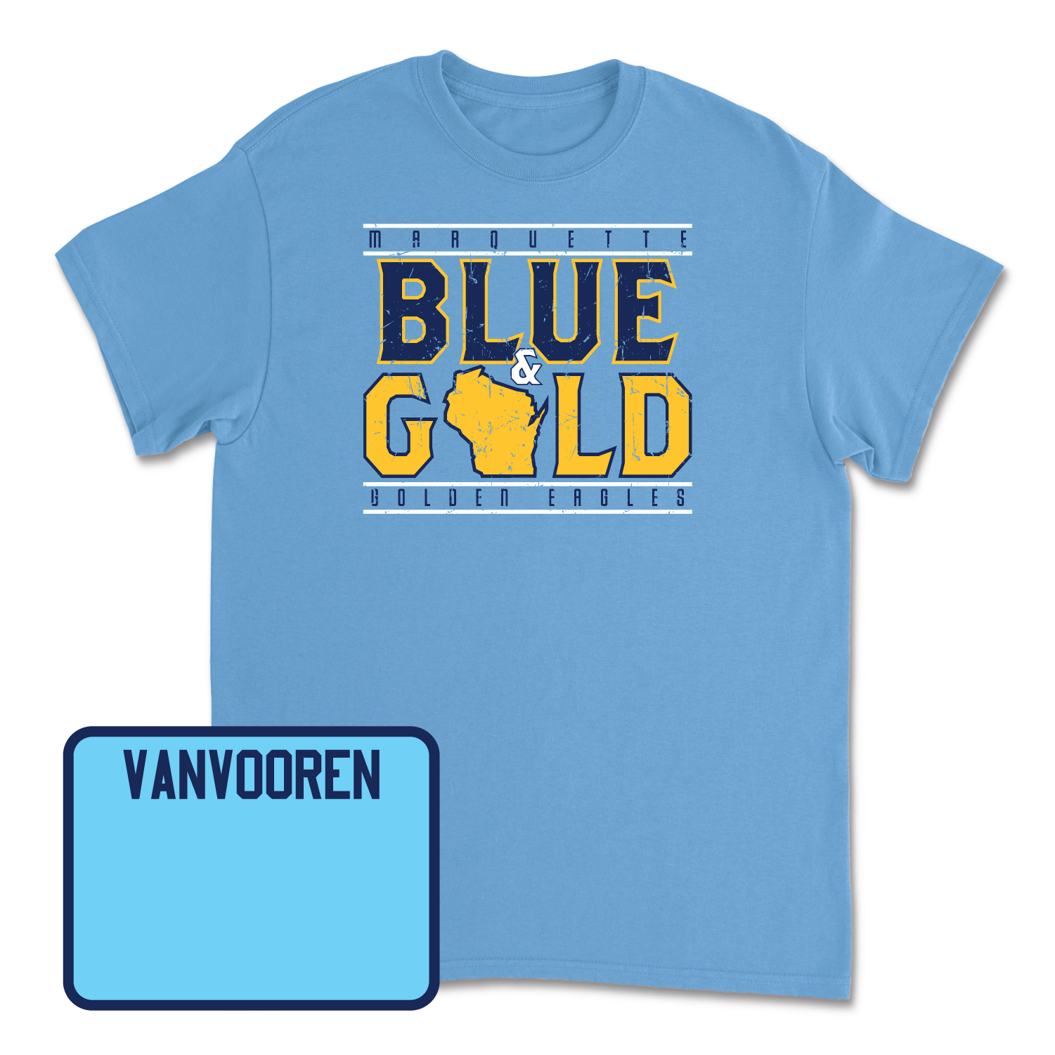 Championship Blue Track & Field State Tee Youth Large / Mitchell Vanvooren