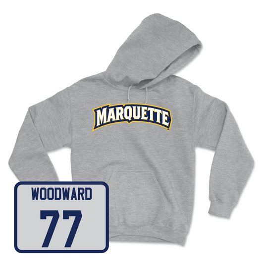 Sport Grey Men's Lacrosse Wordmark Hoodie 3 Youth Small / Mason Woodward | #77