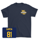 Navy Men's Lacrosse Classic Tee 4 Large / Nolan Garcia | #81