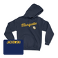 Navy Track & Field Script Hoodie 2 Small / Natalia Jackowski