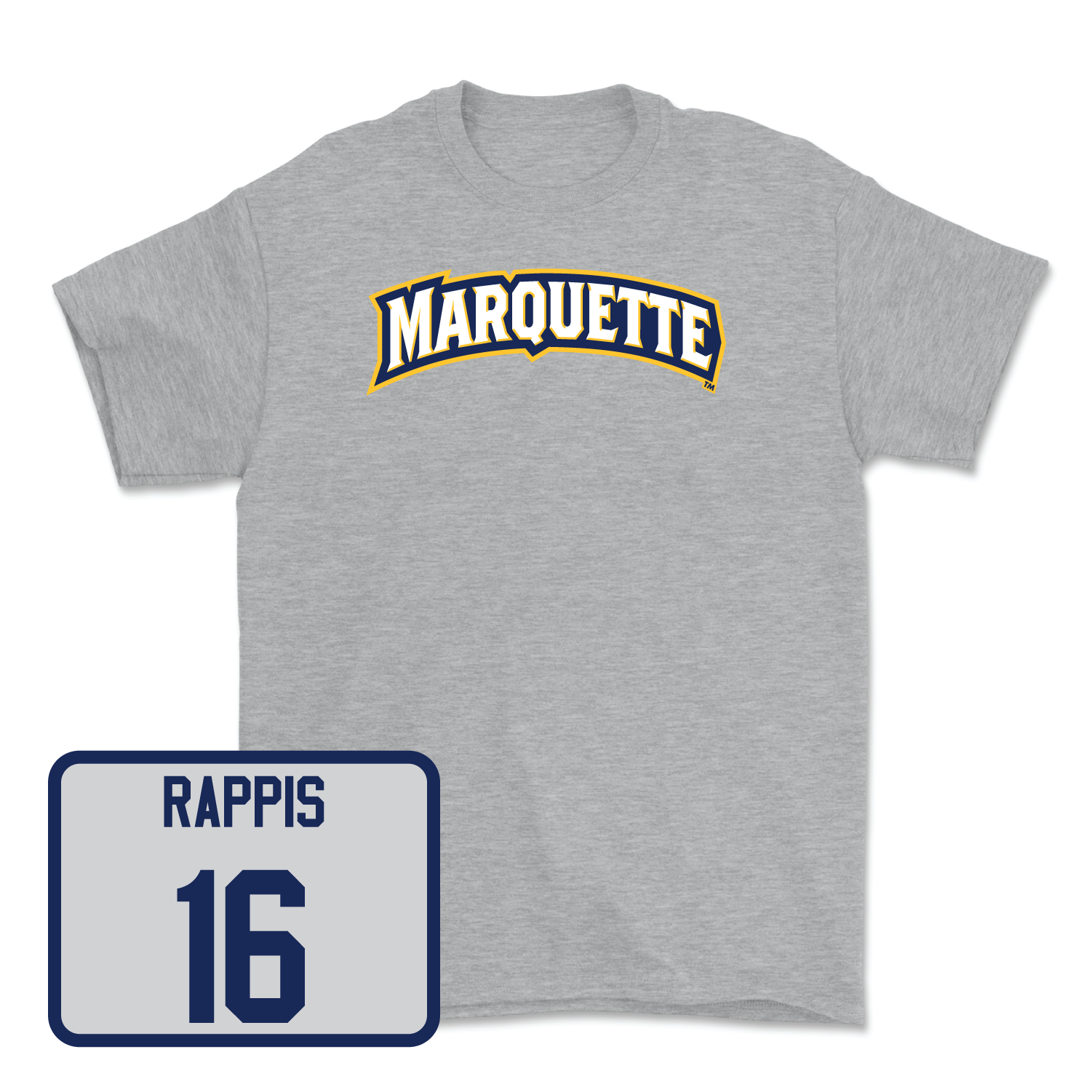 Sport Grey Men's Lacrosse Wordmark Tee 4 3X-Large / Nolan Rappis | #16