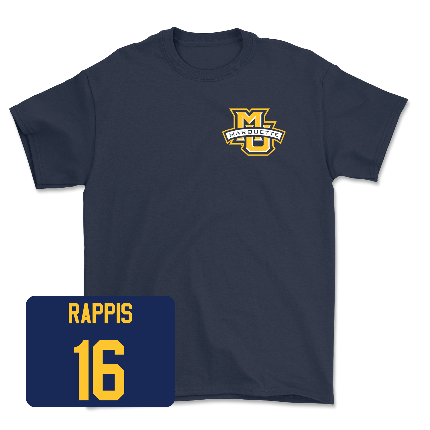 Navy Men's Lacrosse Classic Tee 4 Medium / Nolan Rappis | #16