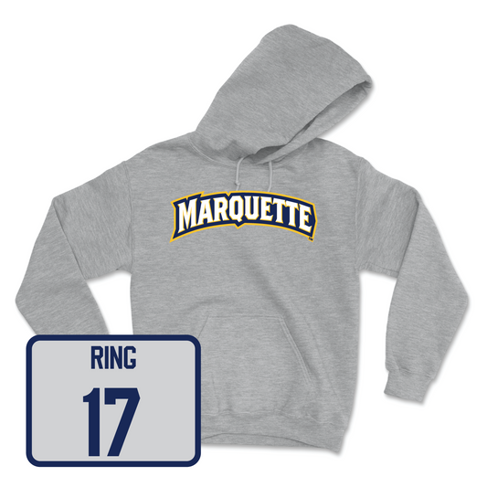 Sport Grey Women's Volleyball Wordmark Hoodie 2 Youth Small / Natalie Ring | #17