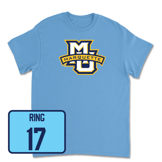 Championship Blue Women's Volleyball Marquette Tee 2 Youth Small / Natalie Ring | #17