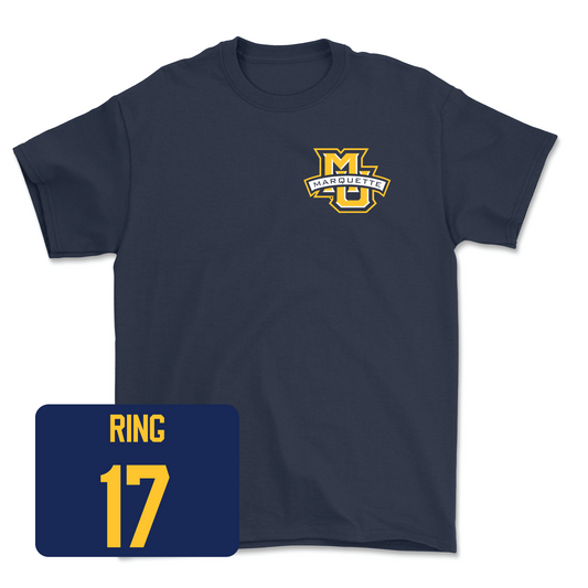 Navy Women's Volleyball Classic Tee 2 Youth Small / Natalie Ring | #17