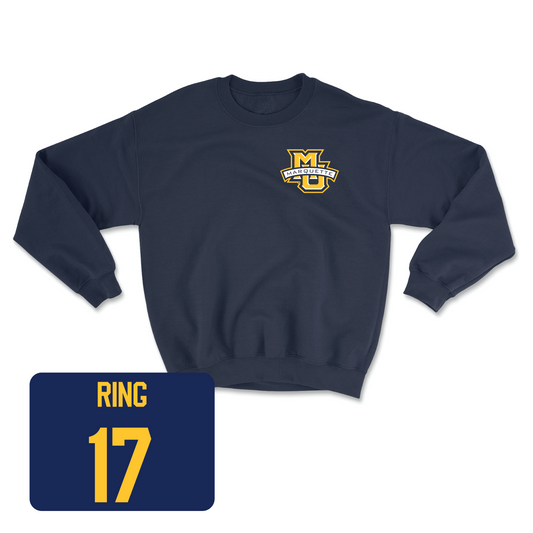 Navy Women's Volleyball Classic Crew 2 Youth Small / Natalie Ring | #17