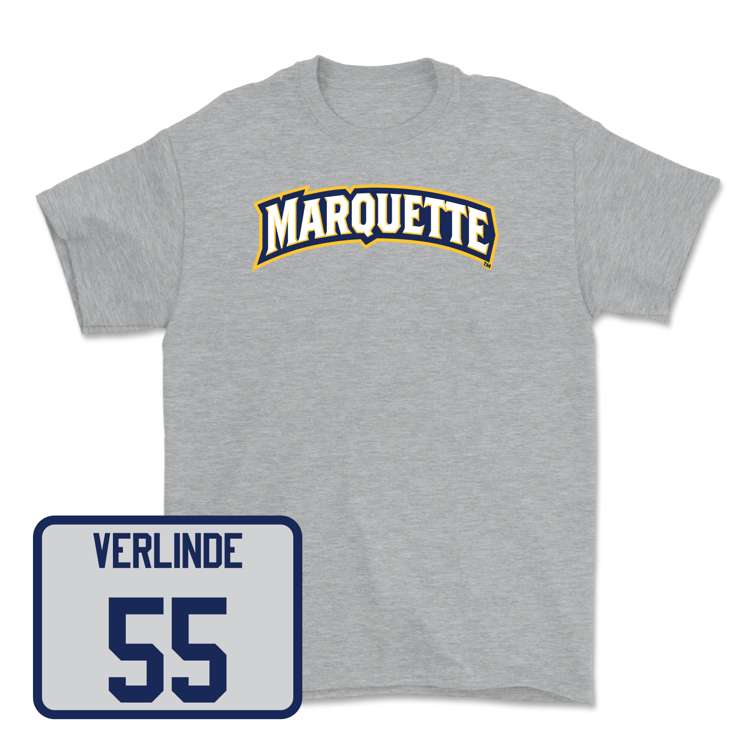 Sport Grey Men's Lacrosse Wordmark Tee 4 Medium / Noah Verlinde | #55