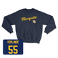 Navy Men's Lacrosse Script Crew 4 Small / Noah Verlinde | #55