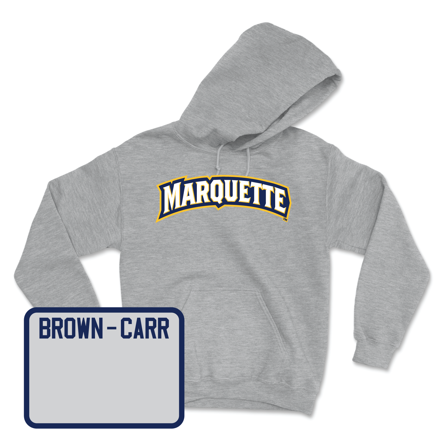 Sport Grey Track & Field Wordmark Hoodie 2 Small / Siani Brown-Carr