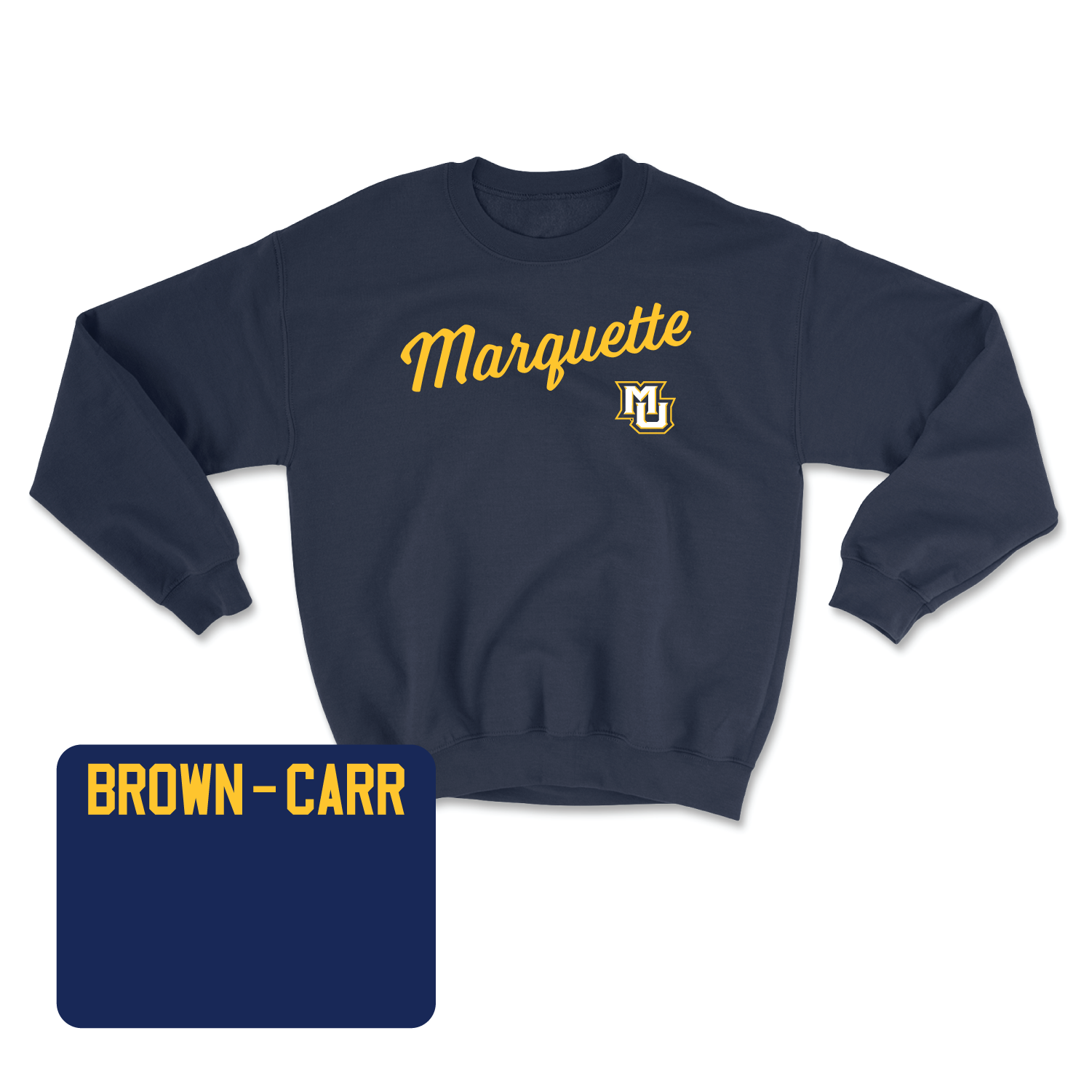 Navy Track & Field Script Crew 2 Small / Siani Brown-Carr