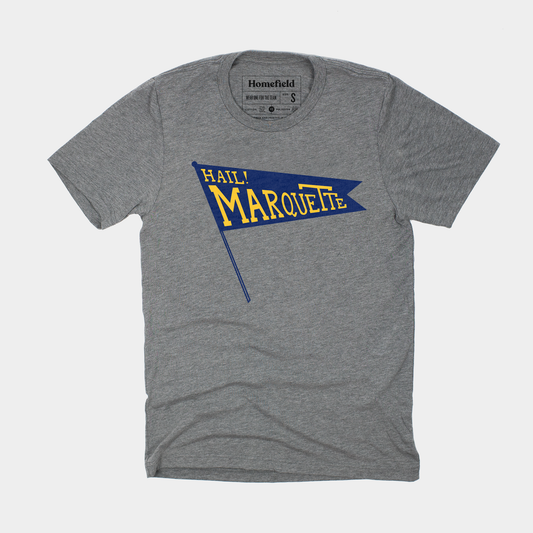 Vintage "Hail Marquette" Pennant Tee