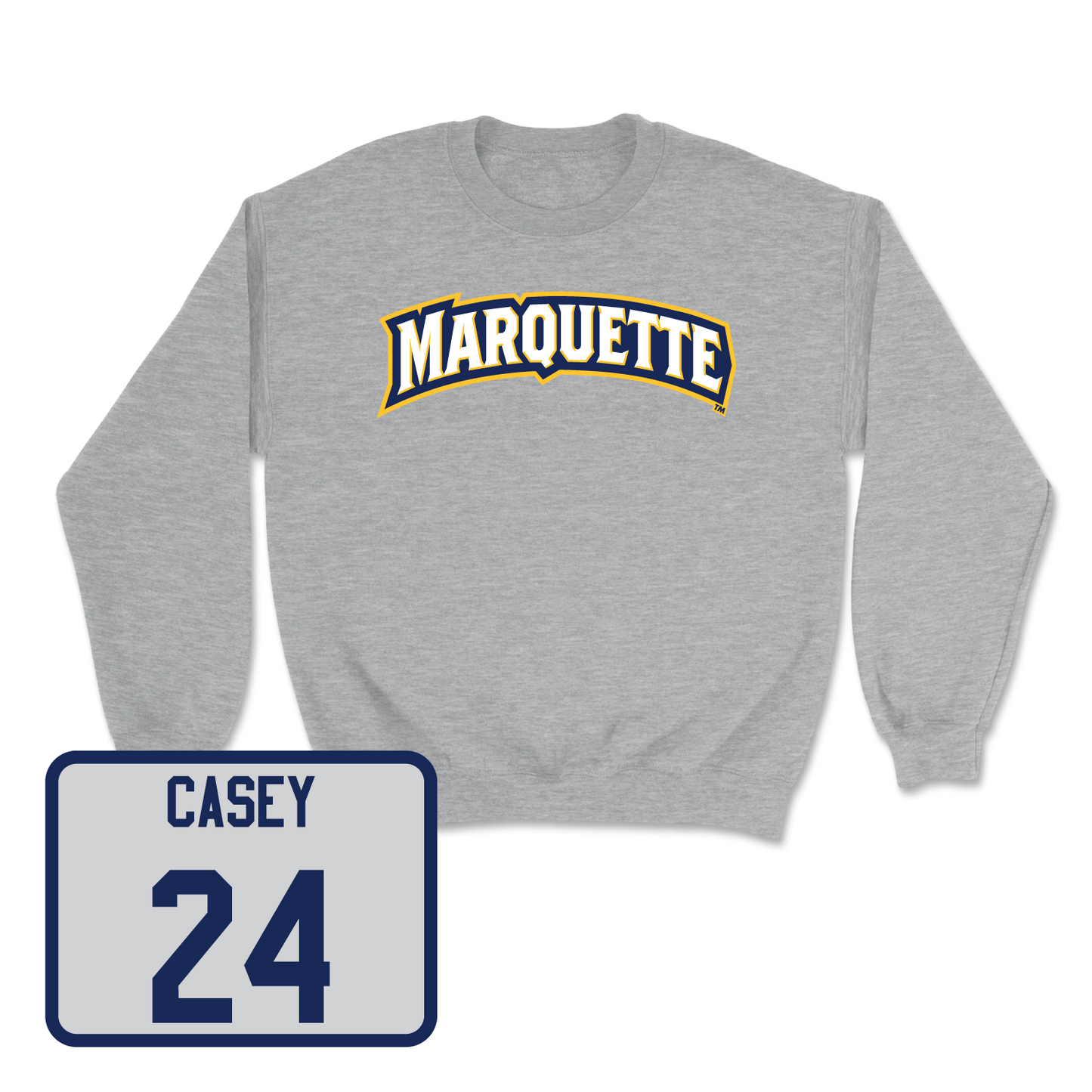 Sport Grey Men's Lacrosse Wordmark Crew - Thomas Casey