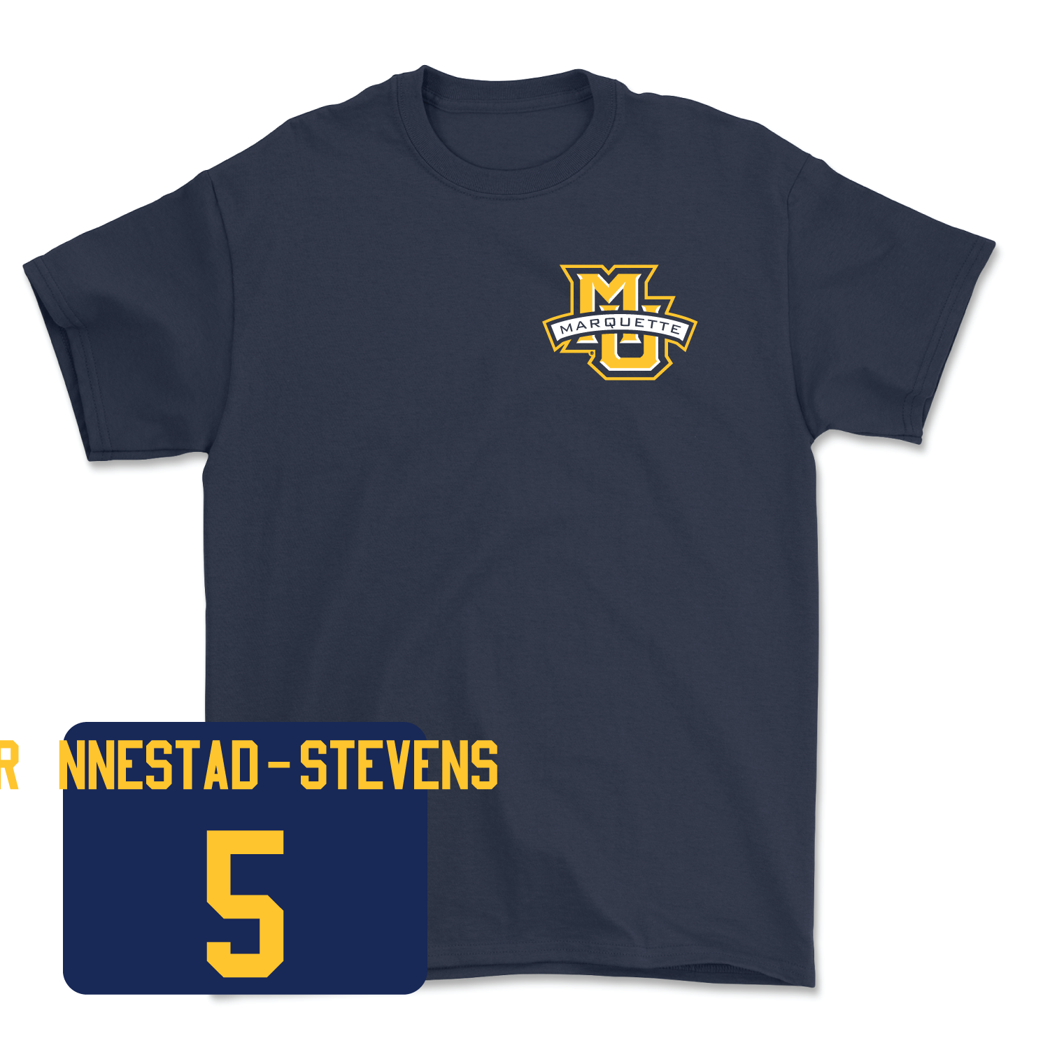 Navy Men's Soccer Classic Tee 2 Small / Tristan Rønnestad-Stevens | #5