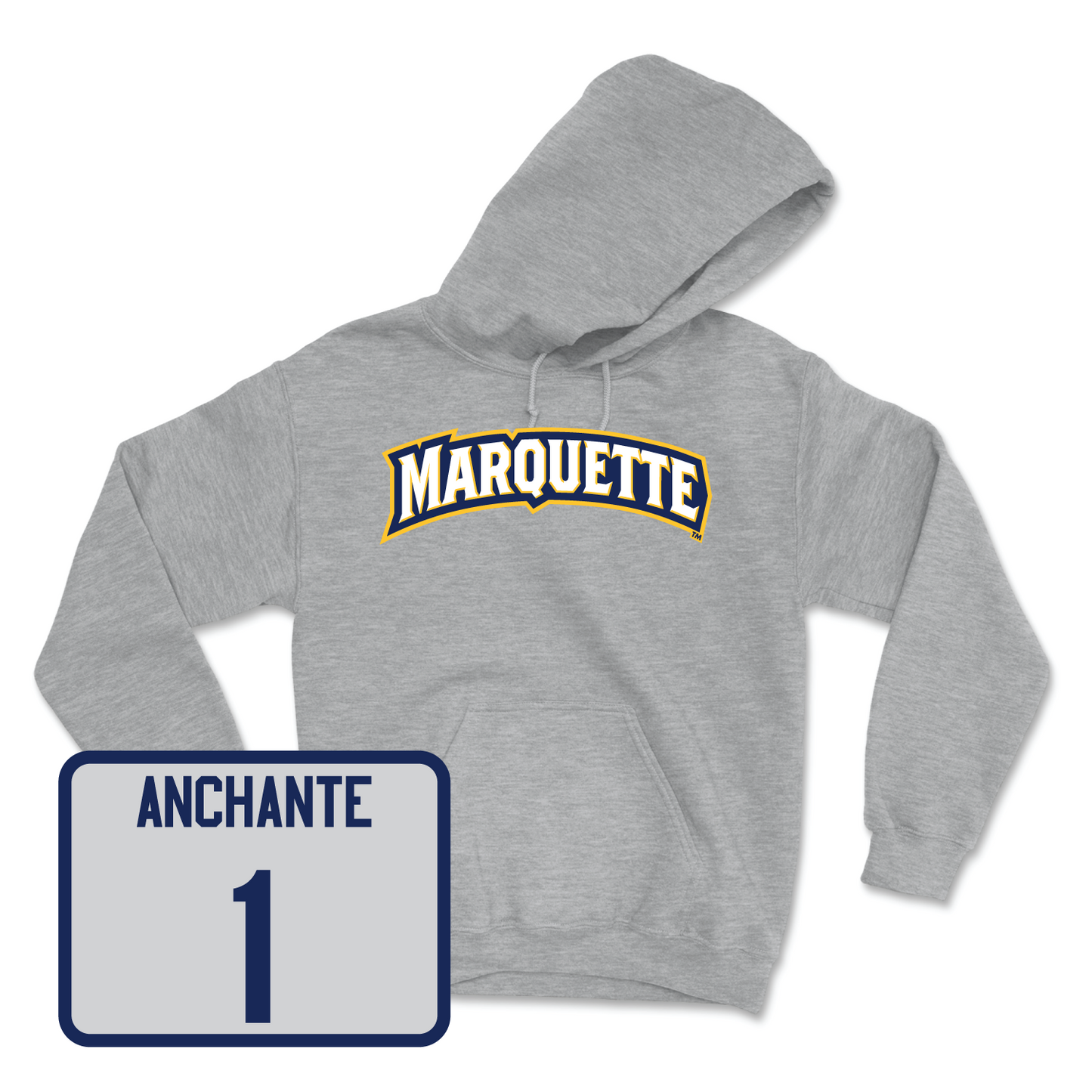 Sport Grey Women's Volleyball Wordmark Hoodie 2 Small / Yadhira Anchante | #1