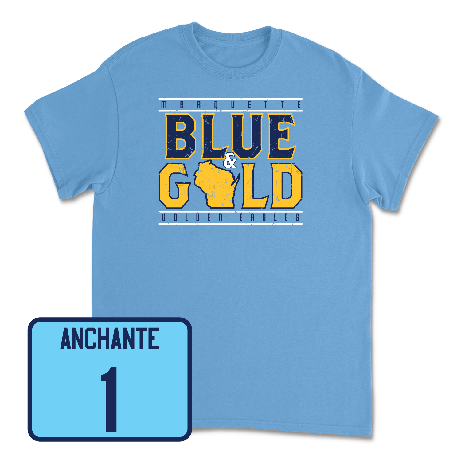 Championship Blue Women's Volleyball State Tee 2 Large / Yadhira Anchante | #1