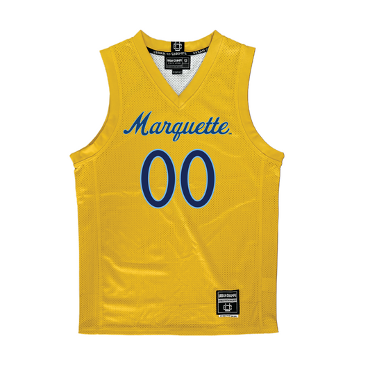 Gold Marquette Women's Basketball Jersey - Bridget Utberg