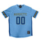 Championship Blue Marquette Men's Lacrosse Jersey - Nolan Garcia