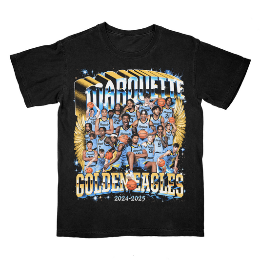 EXCLUSIVE RELEASE: Marquette Men's Basketball Team Black Tee