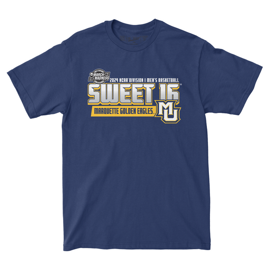 Marquette MBB 2024 Sweet Sixteen T-shirt by Retro Brand