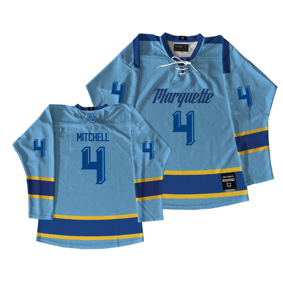 Exclusive: Marquette Men's Basketball Hockey Jersey - Stevie Mitchell | #4