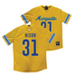 Gold Marquette Women's Lacrosse Jersey - Brynna Nixon