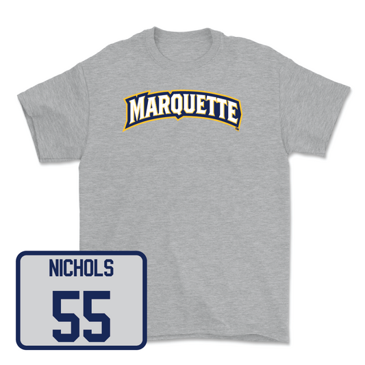 Sport Grey Men's Lacrosse Wordmark Tee - Jackson Nichols