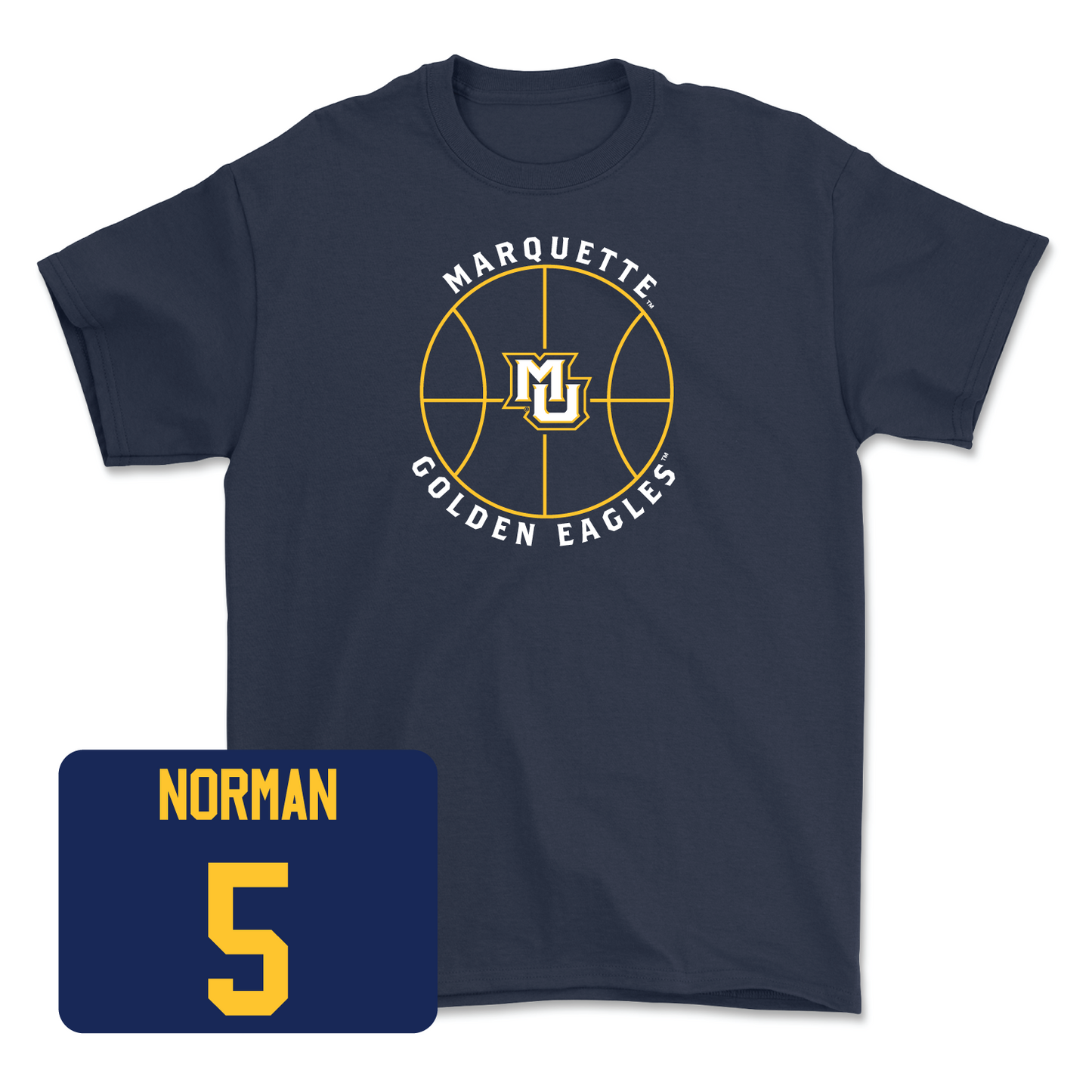 Navy Men's Basketball Hardwood Tee