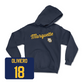 Navy Women's Soccer Script Hoodie  - Capri Oliviero