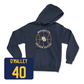 Navy Men's Basketball Hardwood Hoodie - Casey O'Malley