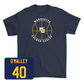 Navy Men's Basketball Hardwood Tee - Casey O'Malley