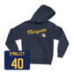 Navy Men's Basketball Script Hoodie - Casey O'Malley