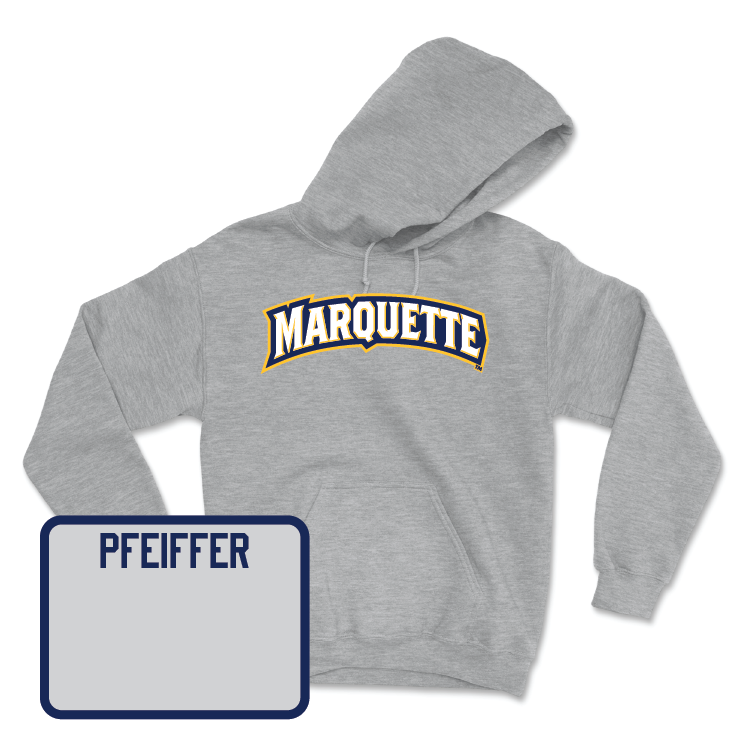 Sport Grey Track & Field Wordmark Hoodie - Gretchen Pfeiffer