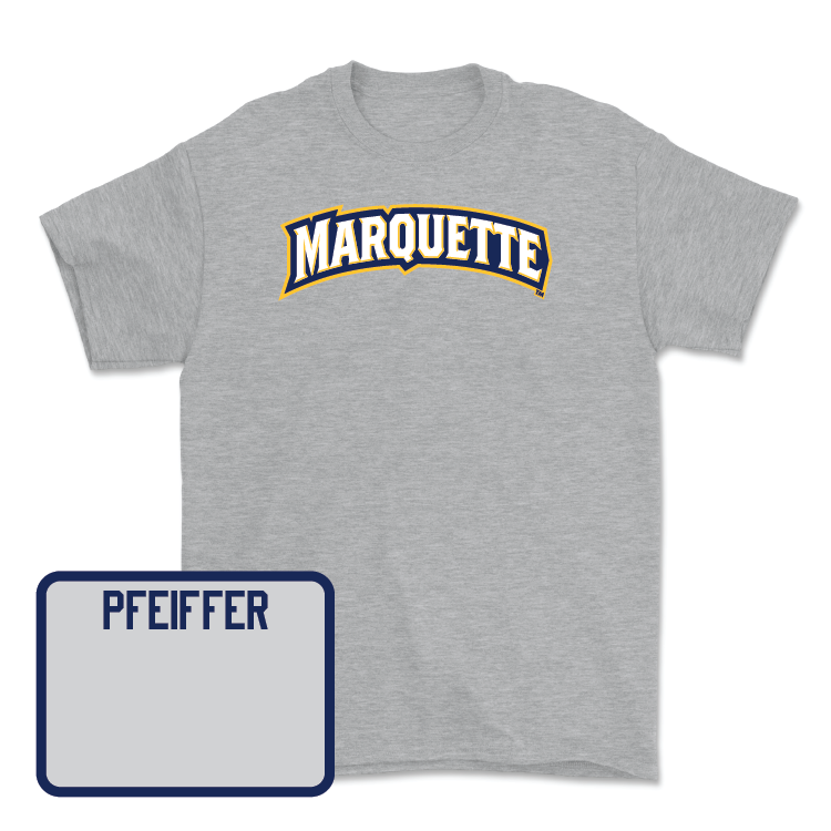 Sport Grey Track & Field Wordmark Tee - Gretchen Pfeiffer