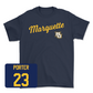 Navy Women's Basketball Script Tee  - Olivia Porter