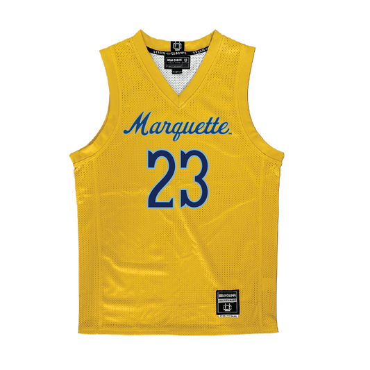 Gold Marquette Women's Basketball Jersey  - Olivia Porter