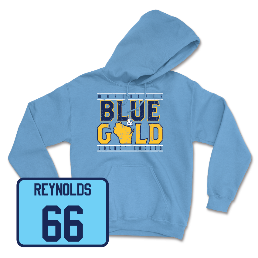 Championship Blue Men's Lacrosse State Hoodie - Adam Slager