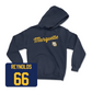 Navy Men's Lacrosse Script Hoodie