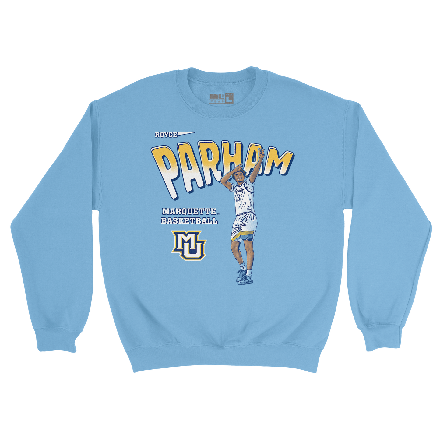 EXCLUSIVE RELEASE: Royce Parham Illustrated Carolina Blue Crew