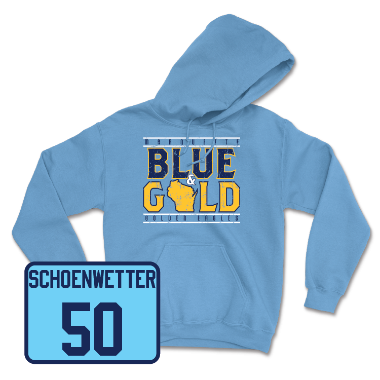 Championship Blue Men's Lacrosse State Hoodie - Jack Schoenwetter