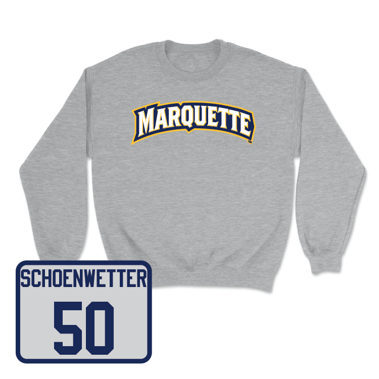 Sport Grey Men's Lacrosse Wordmark Crew - Jack Schoenwetter